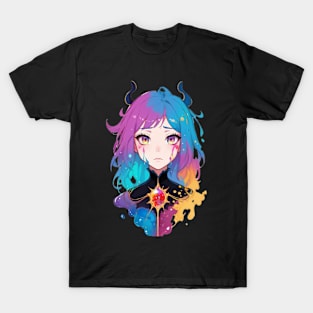 Painted Anime T-Shirt